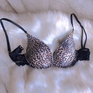 VICTORIA’S SECRET LEOPARD PUSH UP BRA